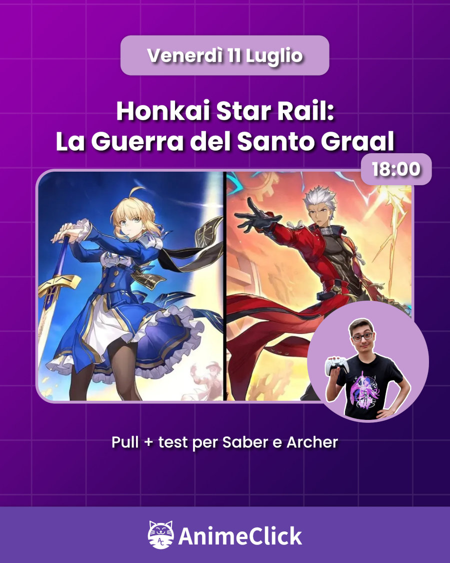AnimeClick su Twitch: programma dal 7 al 13 luglio AnimeClick su Twitch: programma dal 7 al 13 luglio